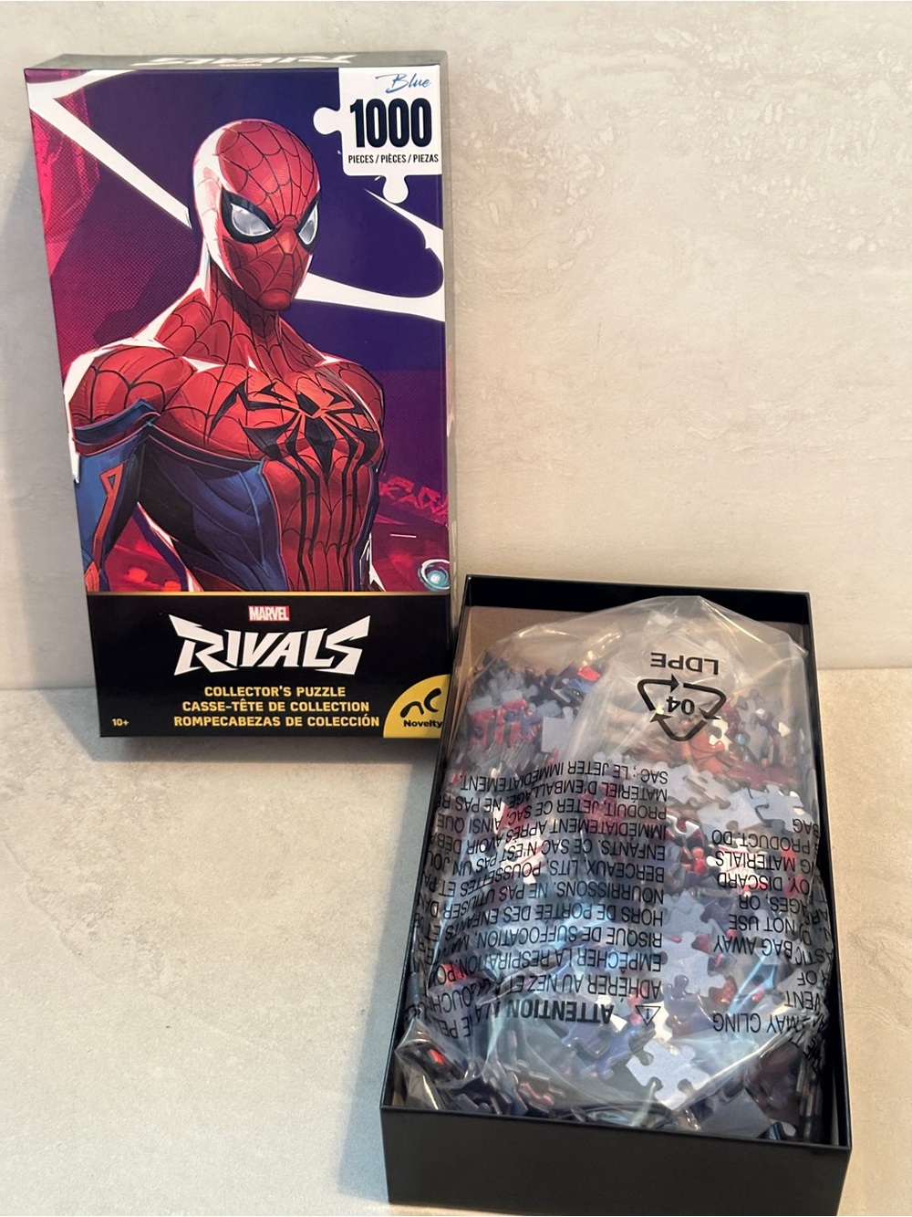 Marvel Rivals Spiderman 1000 Pieces Puzzle New Sealed Bag Collectors - Picture 3 of 5